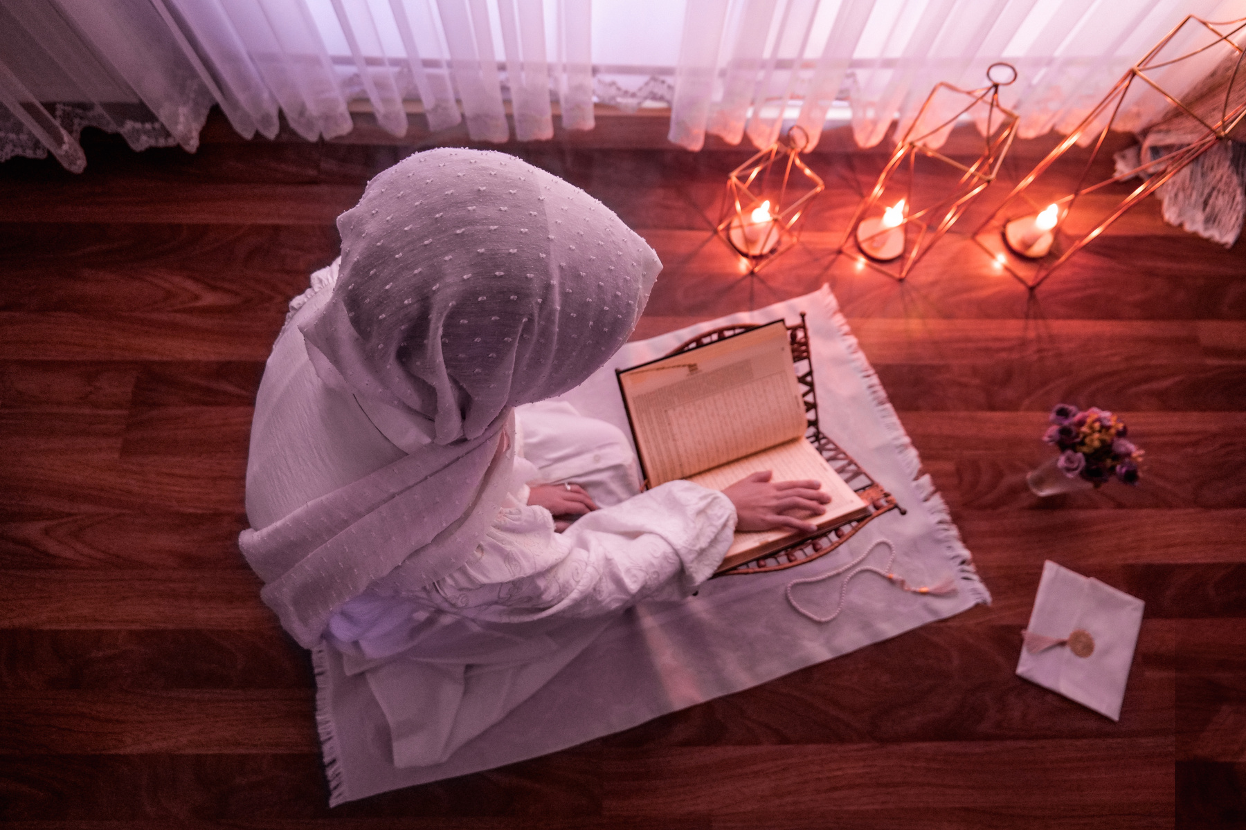 Woman Reading Quran